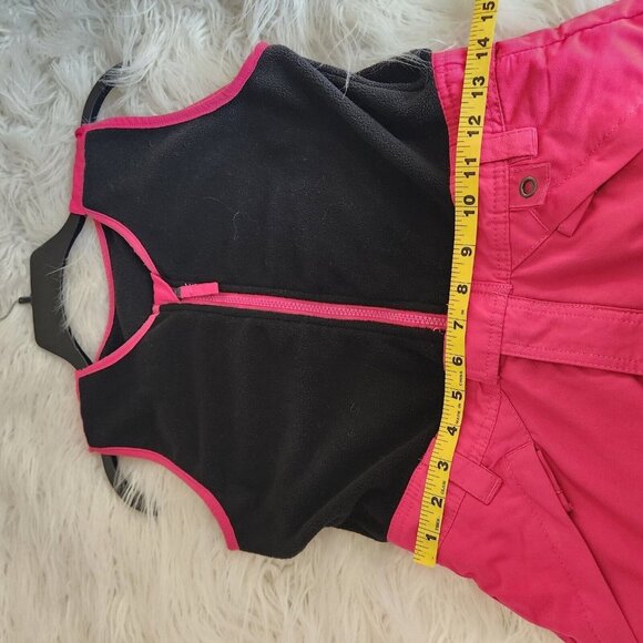 Arctix Kids Insulated Snow Bib Overalls Fuchsia hot‎ pink Size Medium (flaw) - Picture 9 of 14